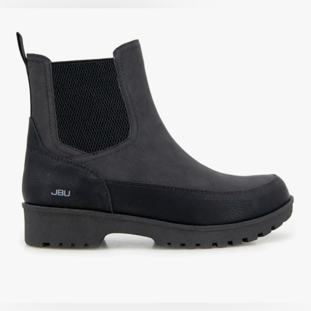 NEW JBU Women's Charcoal Water Resistent Ankle Booties Size 7
